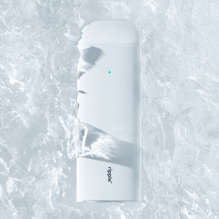 Ripple Spearmint Diffuser - 1,000 Puffs, 0% Nicotine, + Maple & Wild Mint, 100% Recyclable