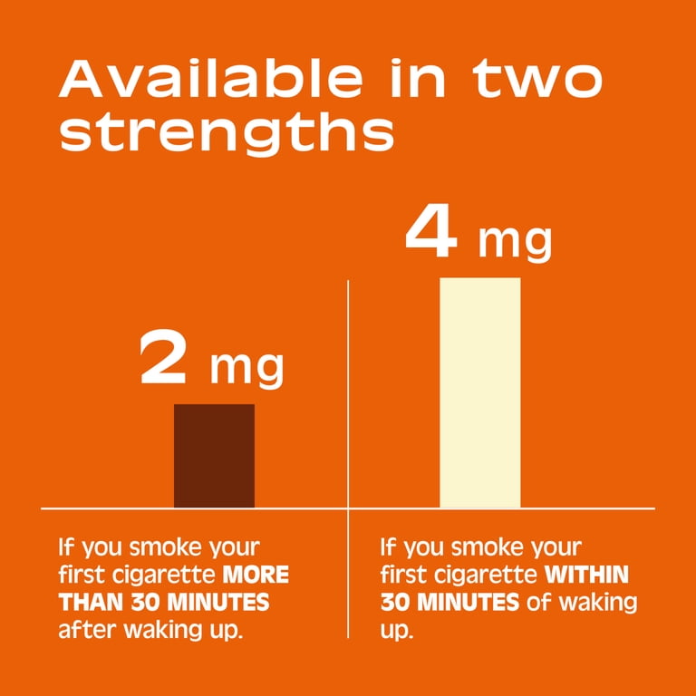 Nicorette Nicotine Gum, Stop Smoking Aids, 4 mg, Cinnamon Surge, 100 Count