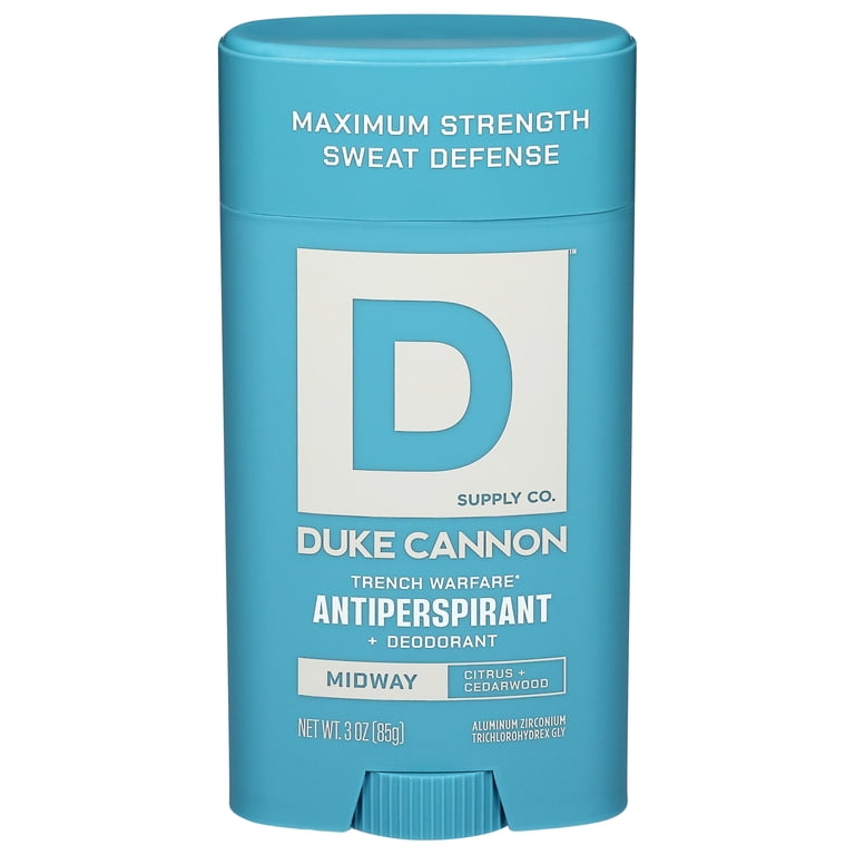 Duke Cannon Trench Warfare® Antiperspirant Deodorant Stick, Midway Scent, 3 oz
