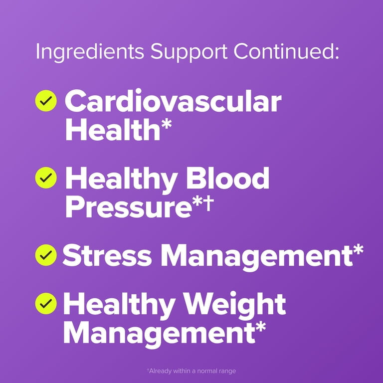 O Positiv MENO Heart + Blood Pressure Support Capsules for Cardiovascular Health, 30 Count