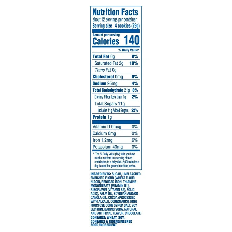 OREO Thins Irish Creme Chocolate Sandwich Cookies, Family Size, 11.78 oz