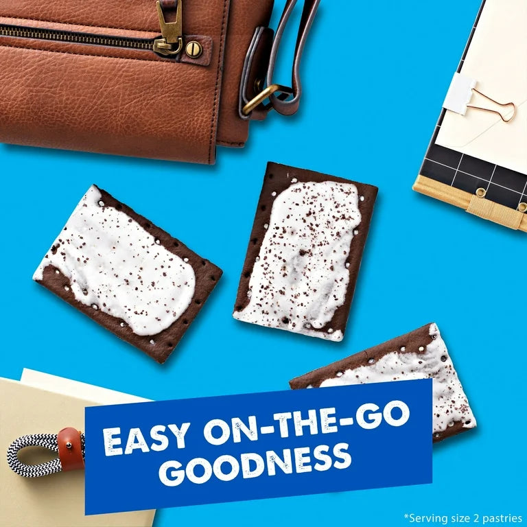Pop-Tarts Frosted Cookies and Creme Toaster Pastries, Breakfast Foods, Shelf-Stable, 27 oz (16 Count)