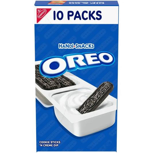 OREO Cookie Sticks 'N Creme Dip Snack Packs, 10 Snack Packs