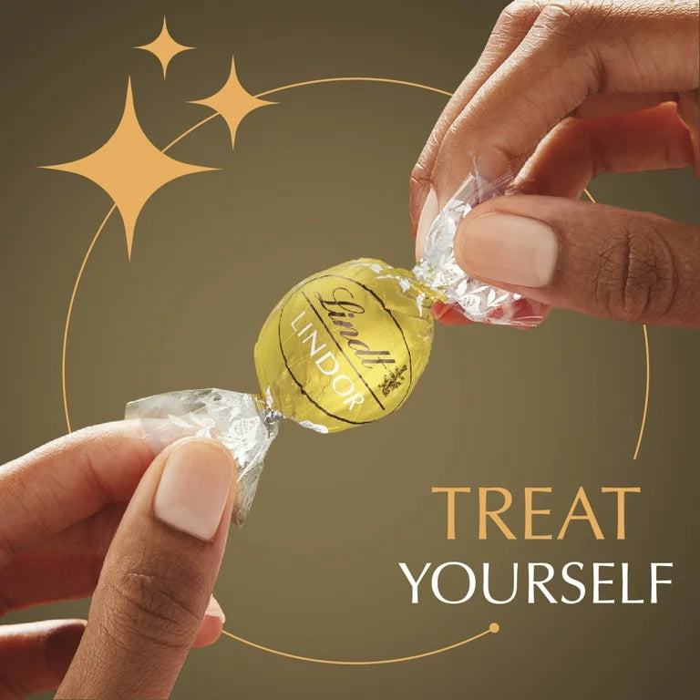 Lindt Lindor Assorted Chocolate Candy Truffles, 8.5 oz. Bag