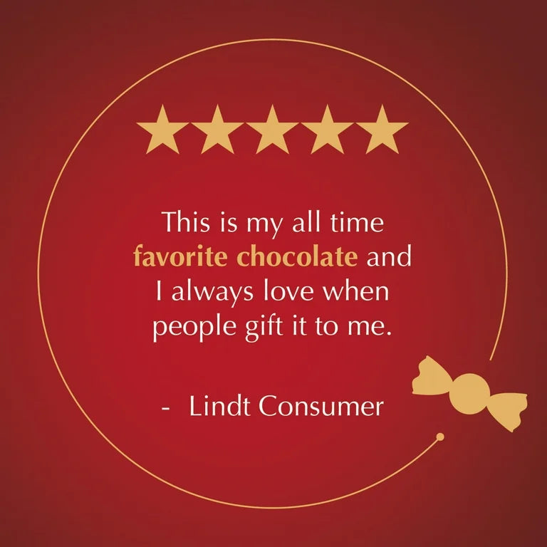 Lindt Lindor Milk Chocolate Candy Truffles, 8.5 oz. Bag