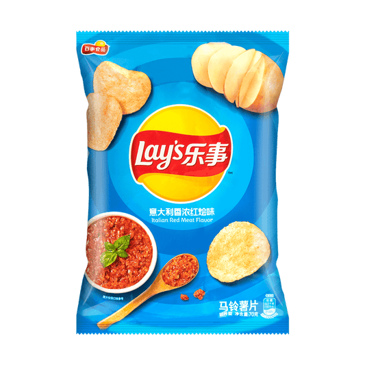 Lay's Italian Red Meat Potato Chips, 2.46oz