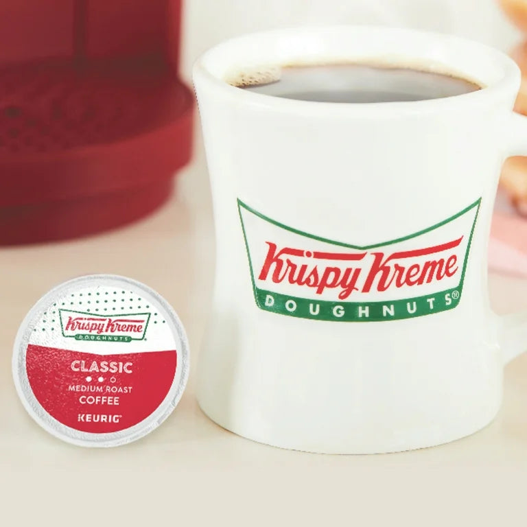 Krispy Kreme Classic Coffee, Keurig K-Cup Pod, Medium Roast, 48ct