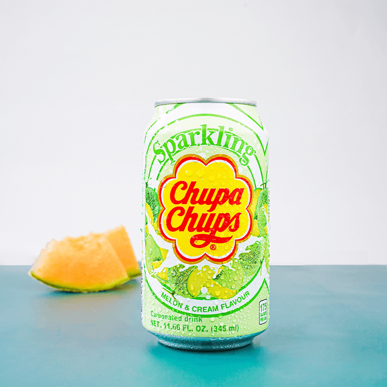 CHUPA CHUPS Sparkling Melon & Cream Soda, 11.66fl oz