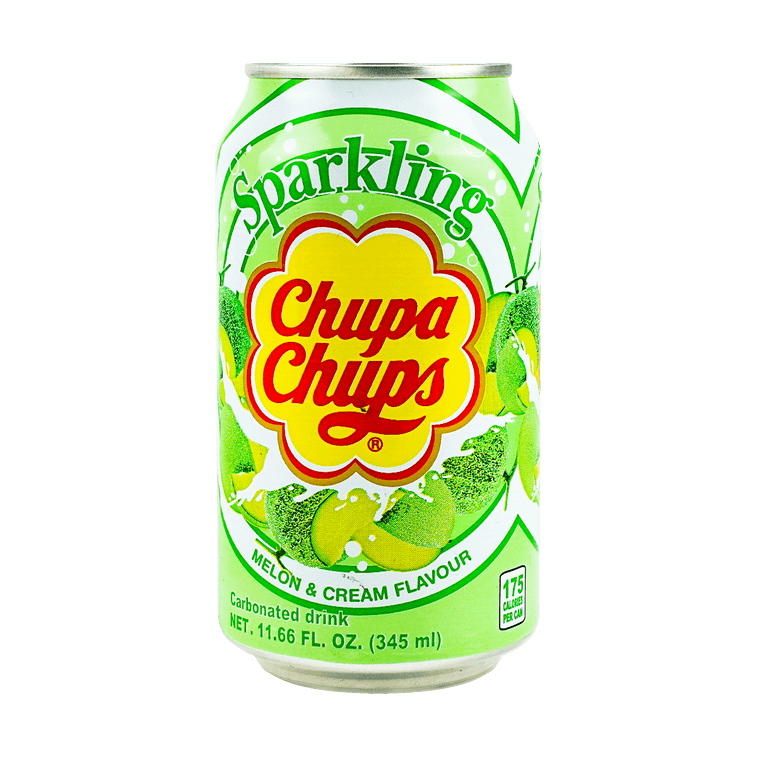 CHUPA CHUPS Sparkling Melon & Cream Soda, 11.66fl oz