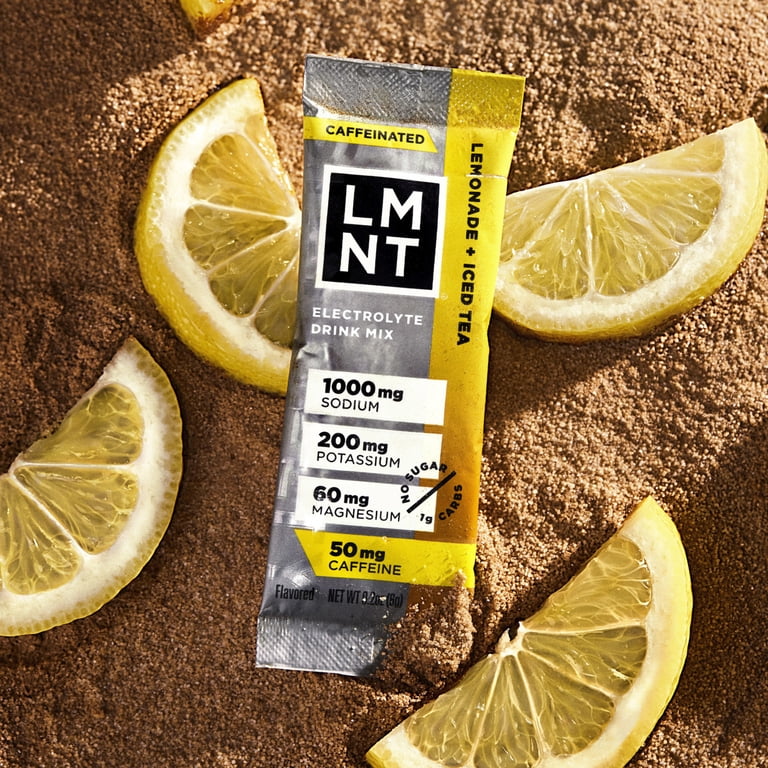LMNT Zero Sugar Electrolyte Drink Mix - Lemonade Iced Tea - 6ct