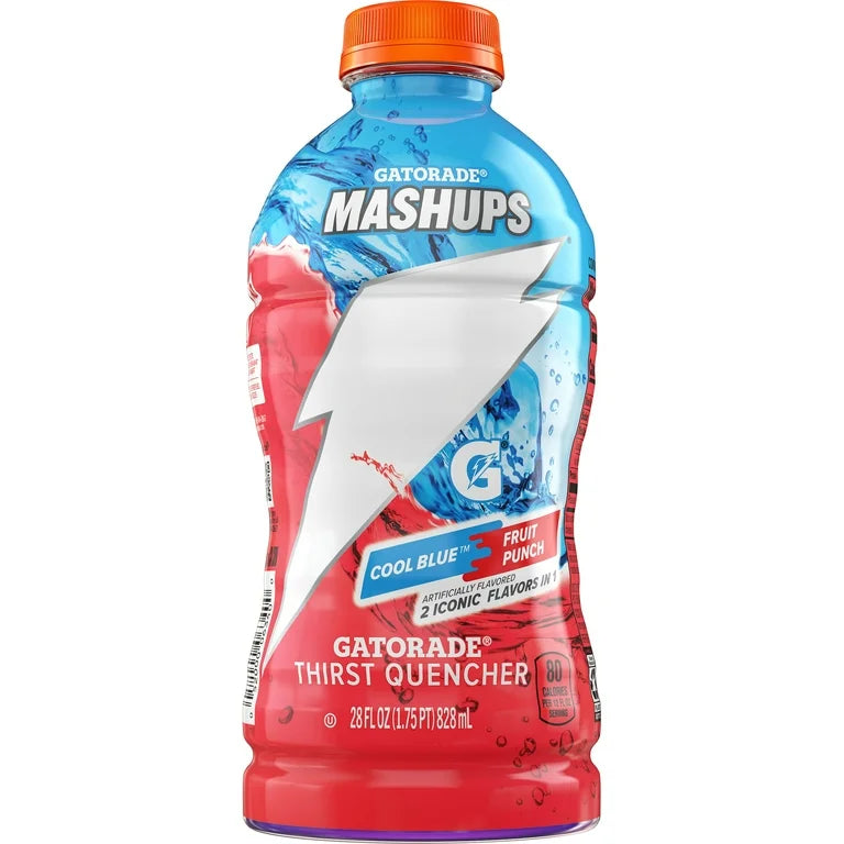 Gatorade Thirst Quencher Mashup Cool Blue Fruit Punch, 28 fl oz