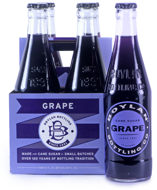 Boylan Grape Soda, 12 Ounce Glass Bottle