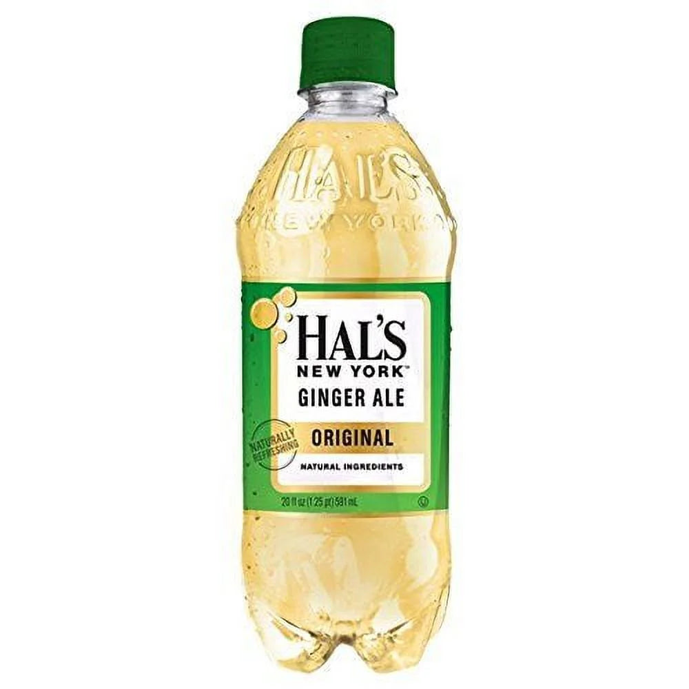 Hal's New York Original Ginger Ale, Naturally Flavored from Real Ginger