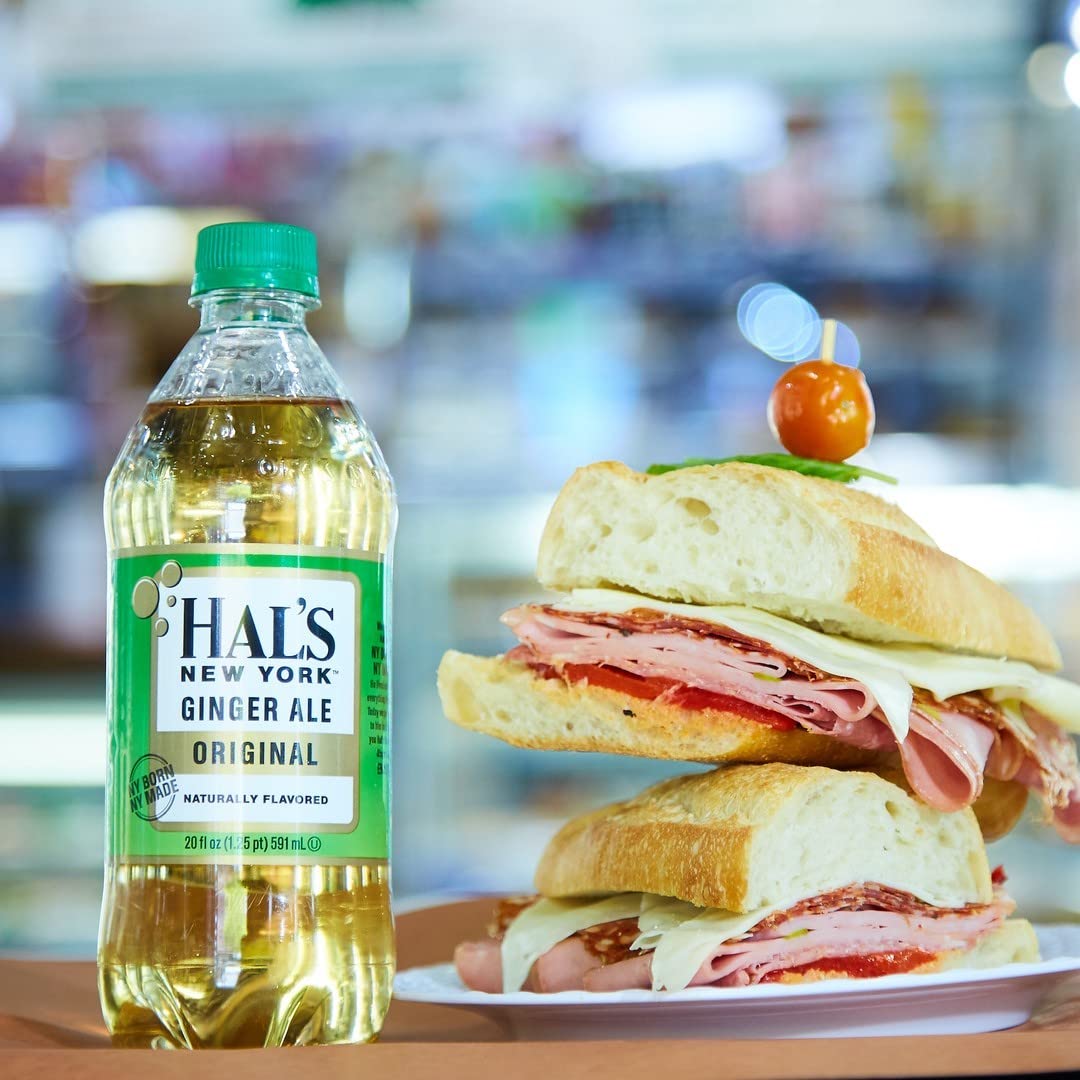 Hal's New York Original Ginger Ale, Naturally Flavored from Real Ginger