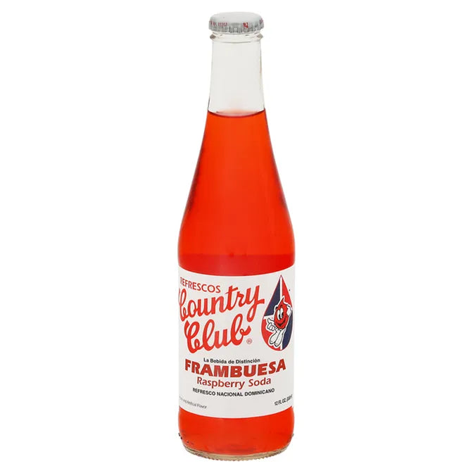 Country Club Soda, Raspberry 12 fl oz