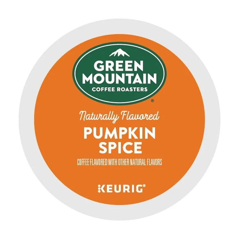 Green Mountain Coffee Pumpkin Spice Flavored K-Cup Pods, Light Roast, 24 Count