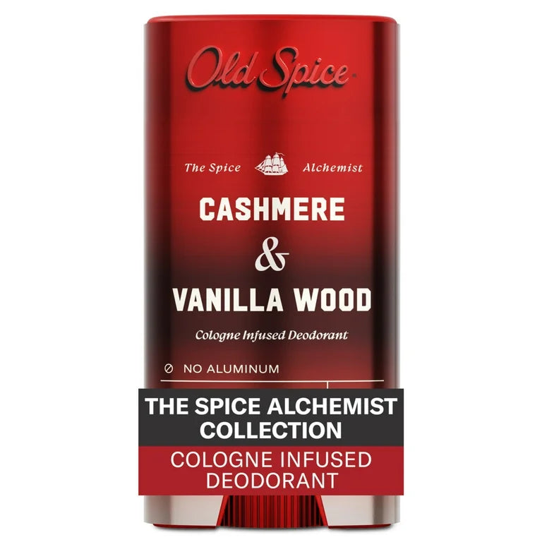 Old Spice Men's Deodorant Spice Alchemist Collection Cashmere & Vanilla, 3 oz.