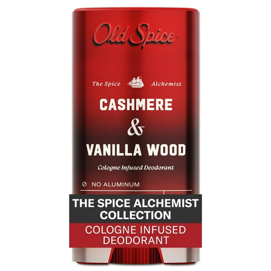 Old Spice Men's Deodorant Spice Alchemist Collection Cashmere & Vanilla, 3 oz.