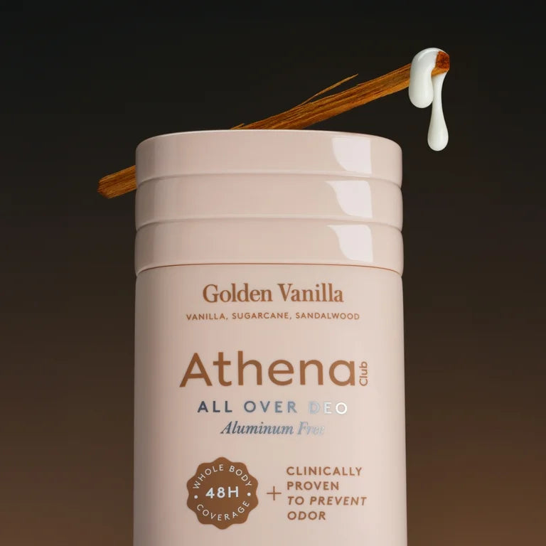 Athena Club Women's All Over Deodorant - Golden Vanilla - 3 Fl Oz, Aluminum-Free