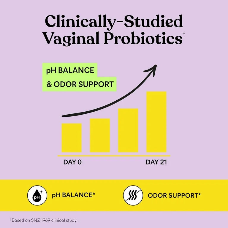 Lemme Purr Vaginal Probiotic Gummies for Women - Promotes pH Balance, Healthy Vaginal Odor & Urinary Tract Health w/Lactobacillus Blend, Pineapple & Vitamin C, 60 Count