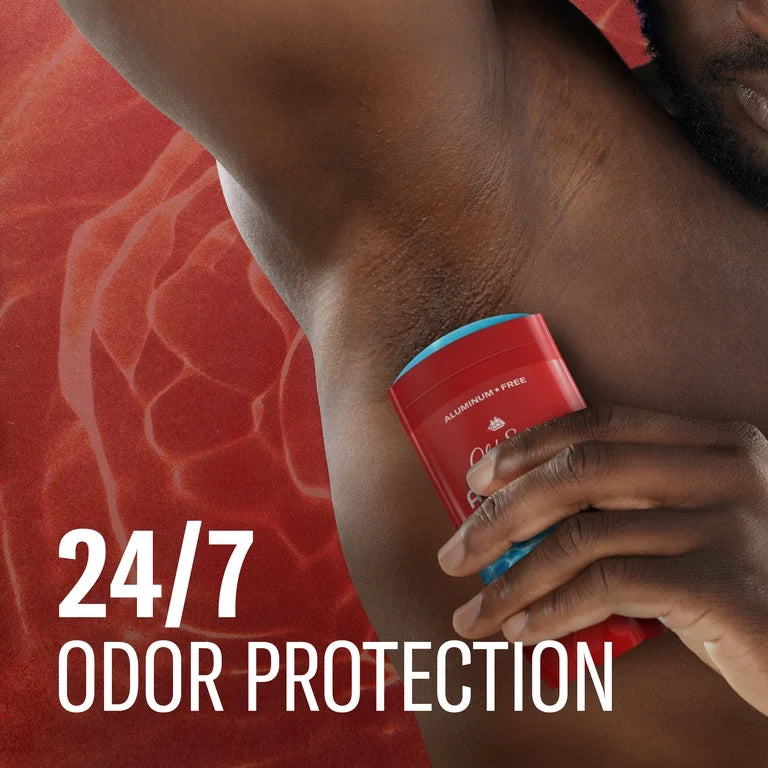 Old Spice Men's Aluminum Free Deodorant, Invisible Solid Stick, Aqua Reef, 3.0 oz