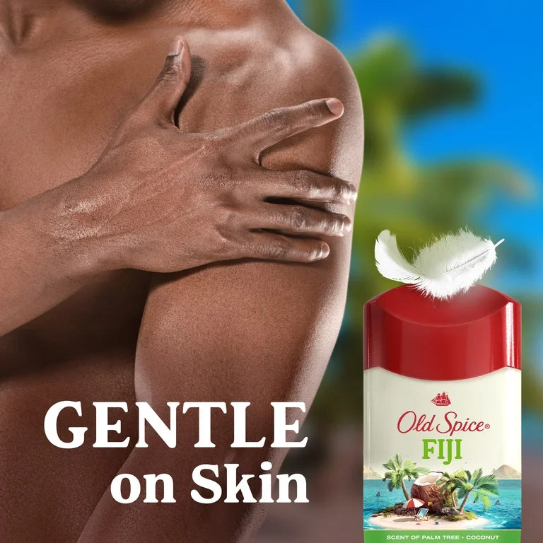 Old Spice Deodorant for Men, Invisible Solid, Antiperspirant Deodorant Stick, Fiji, 2.6 oz