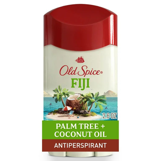 Old Spice Deodorant for Men, Invisible Solid, Antiperspirant Deodorant Stick, Fiji, 2.6 oz