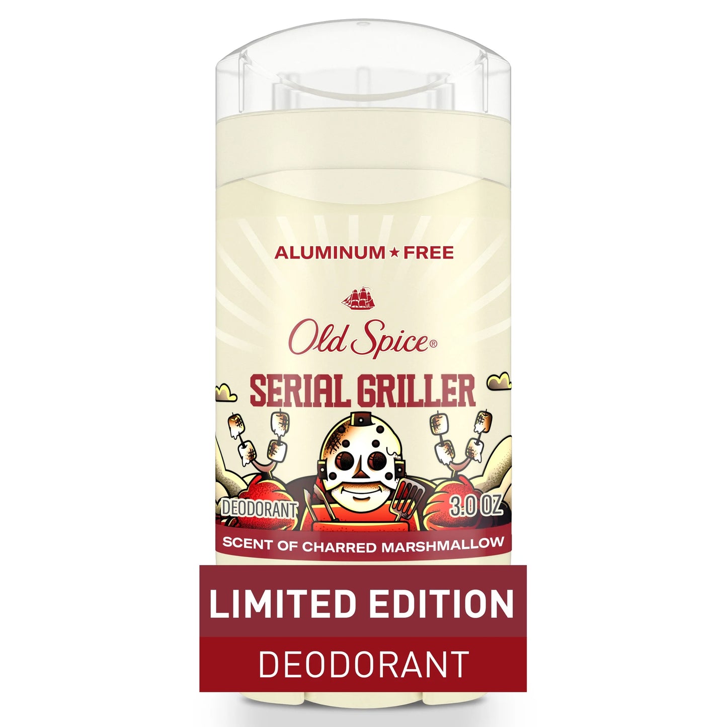 Old Spice Men's Deodorant, Serial Griller, Aluminum Free, 3oz
