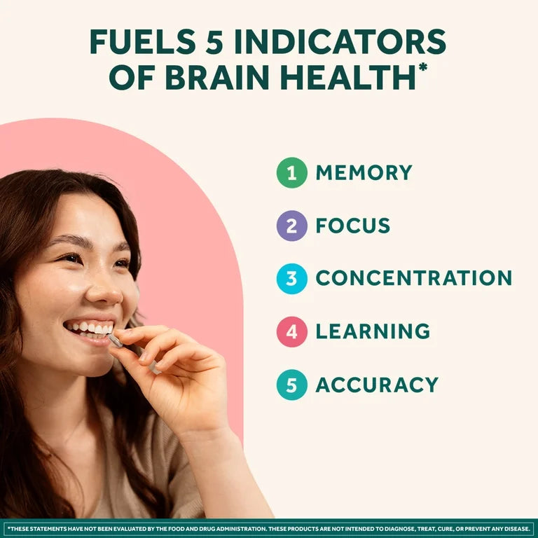 Neuriva Original Brain Health Supplement, Support for Memory and Focus, 30 Count