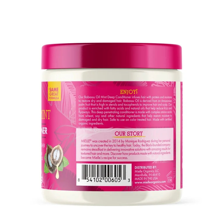 Mielle Babassu and Mint Deep Conditioner - 8 oz