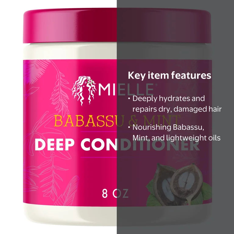 Mielle Babassu and Mint Deep Conditioner - 8 oz