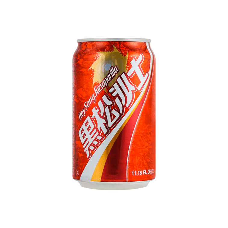 HEYSONG Sarsaparilla Drink Carbonated Soda 330ml