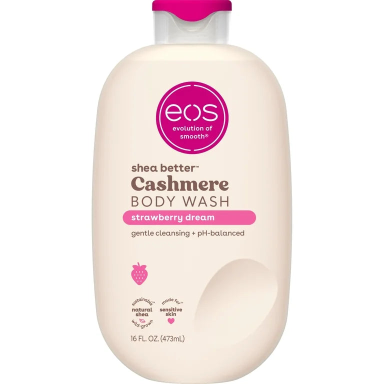 eos Shea Better Cashmere Body Wash - Strawberry Dream - 16 fl oz