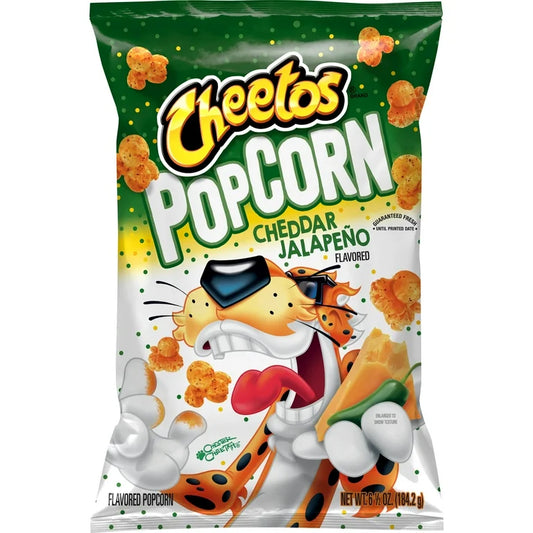 Cheetos Cheddar Jalepeno Popcorn, 6.5 oz Bag