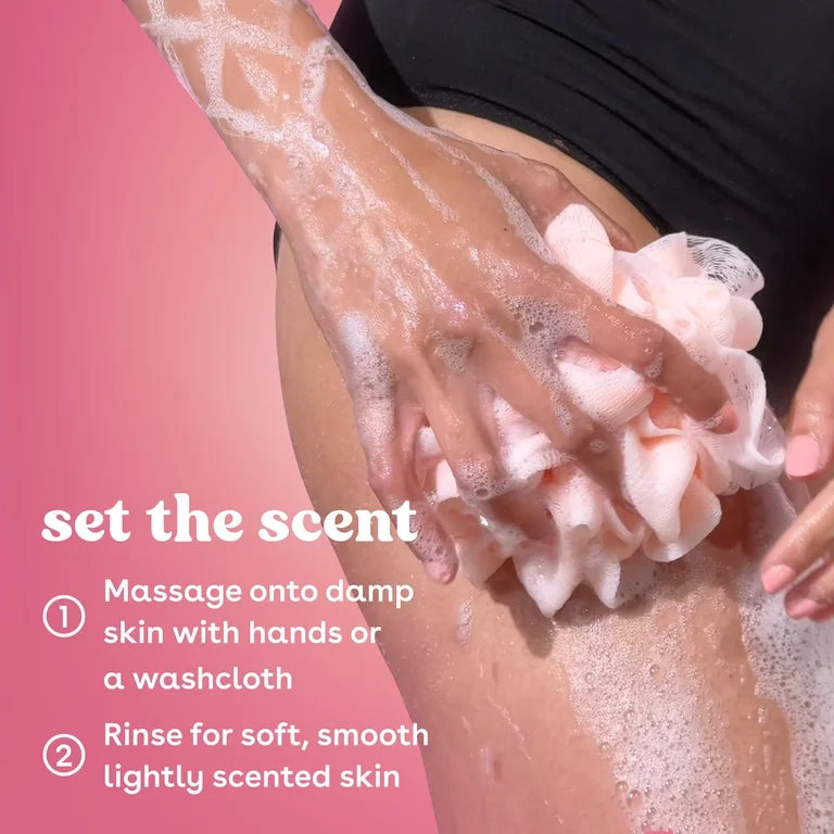 eos Shea Better Cashmere Body Wash - Pink Champagne, Creamy Gel Formula, Hyrdration for Dry Skin, 16 fl oz