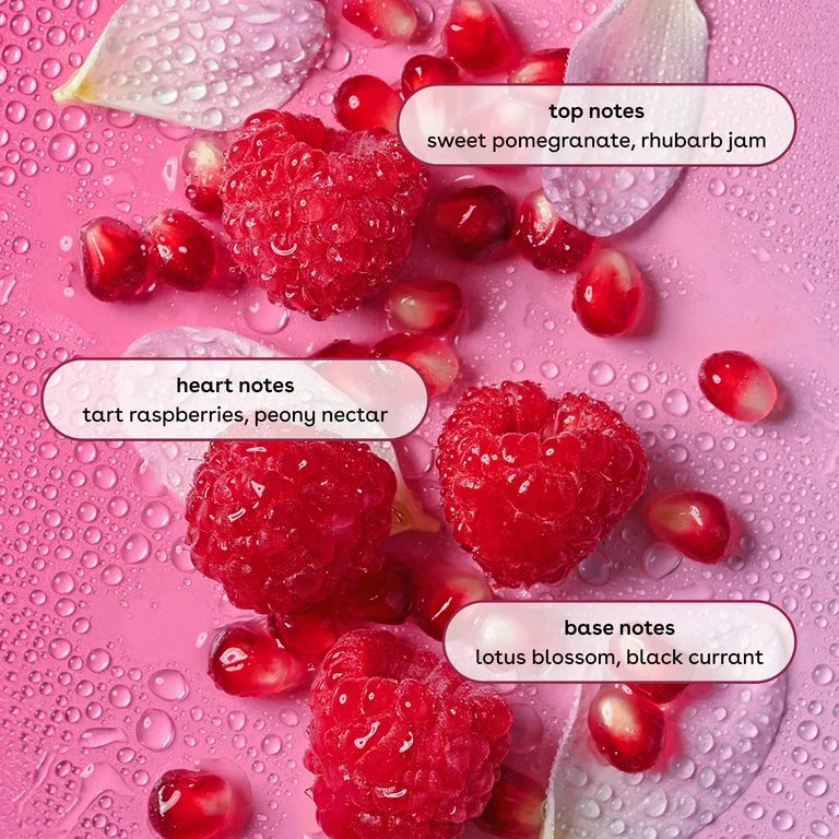 eos Shea Better Cashmere Body Wash, Pomegranate Raspberry, Creamy Gel Formula, 16 fl oz.