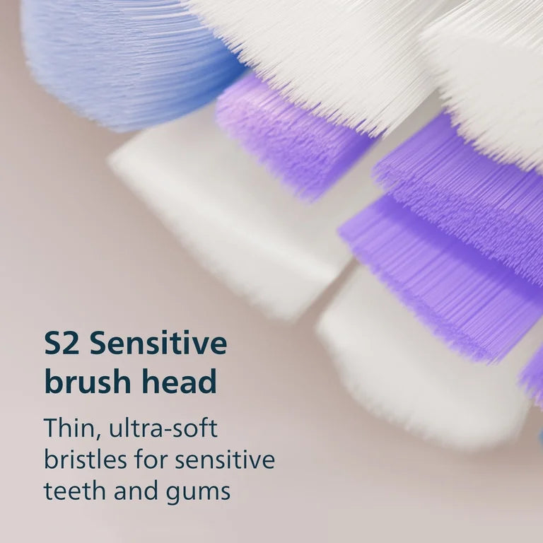 Philips Sonicare 6400 Series Electric Toothbrush - Next-Generation Sonicare Technology, Pressure Sensor, 9 Brushing Settings, Smartimer, Brushpacer, Replacement Reminder, 21-Day Runtime, HX7411/04, Black
