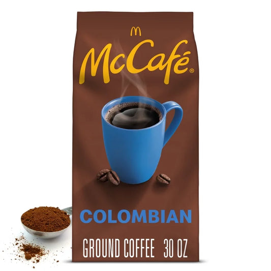 McCafe Colombian, Medium-Dark Roast, Ground Coffee, 30 oz