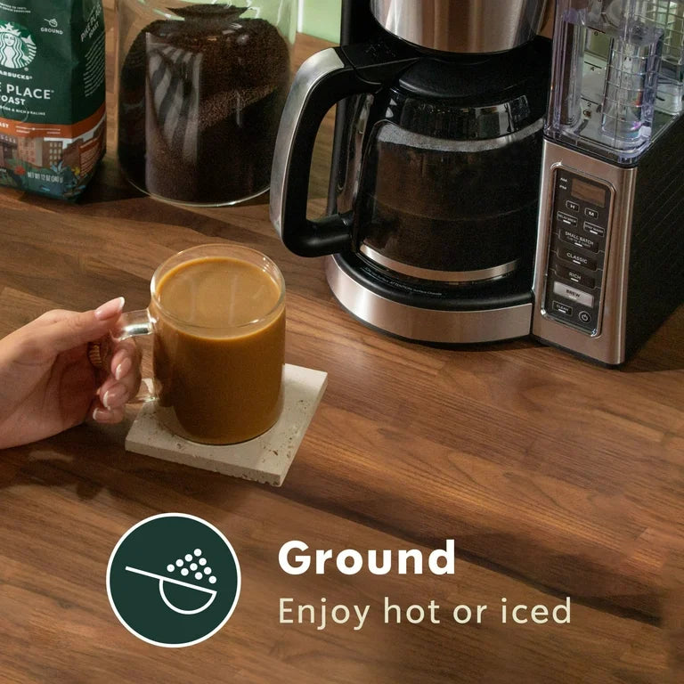 Starbucks House Blend, Ground Coffee, Medium Roast Hot or Iced Coffee, 18 oz