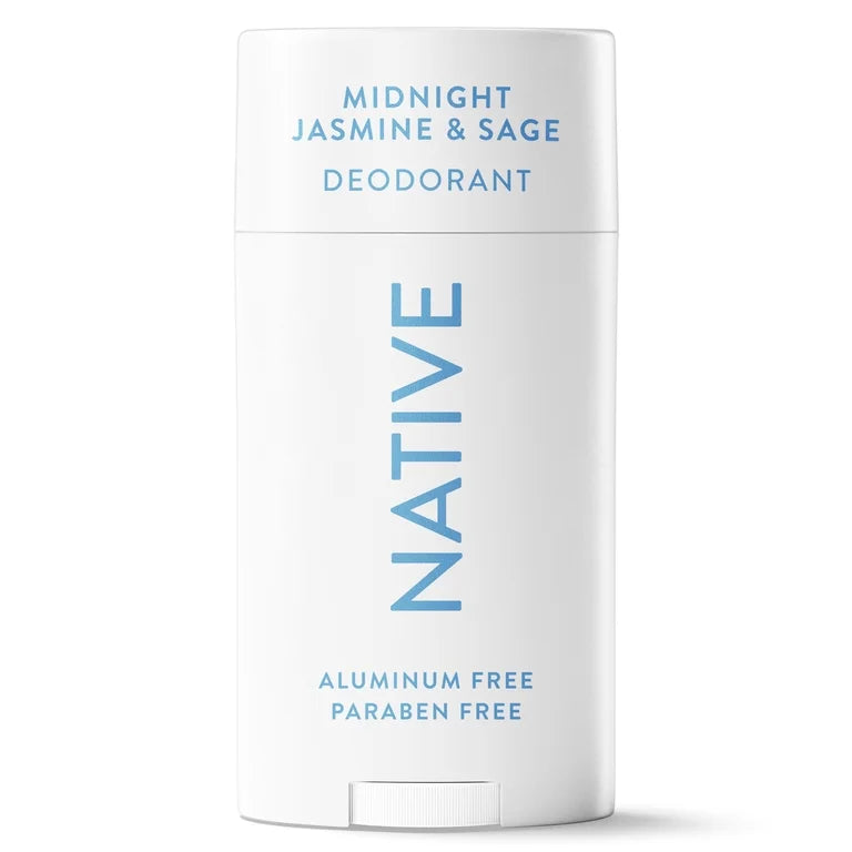Native Deodorant, Aluminum Free, Midnight Jasmine & Sage, for Women and Men, 2.65 oz