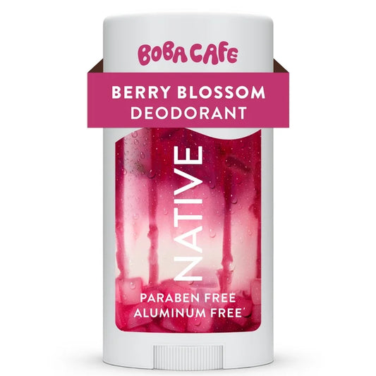 Native Deodorant, Aluminum Free, Limited Edition Berry Blossom Tea, for Women and Men, 2.65 oz