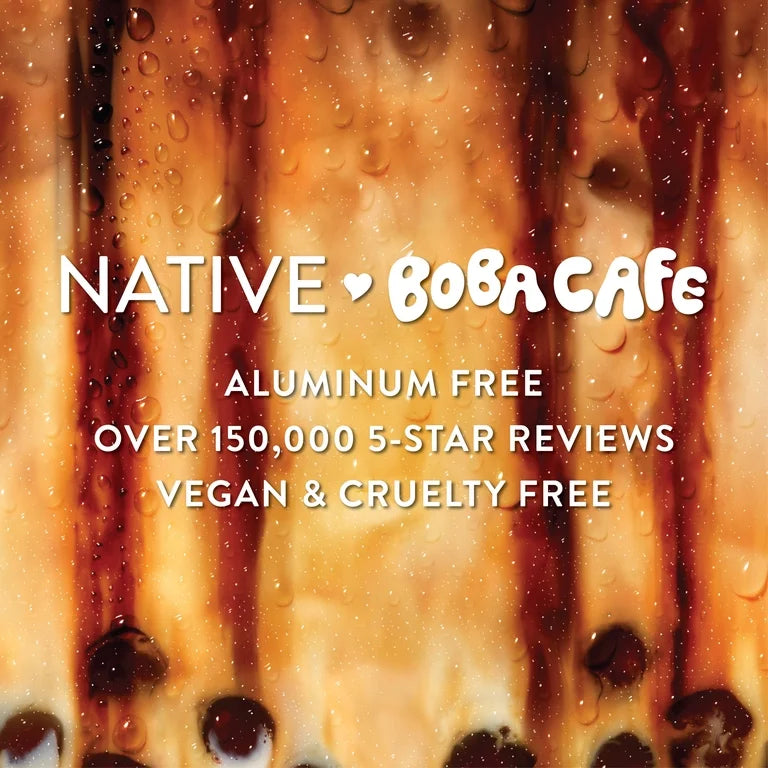 Native Deodorant, Aluminum Free, Limited Edition Brown Sugar Boba, for Women and Men, 2.65 oz