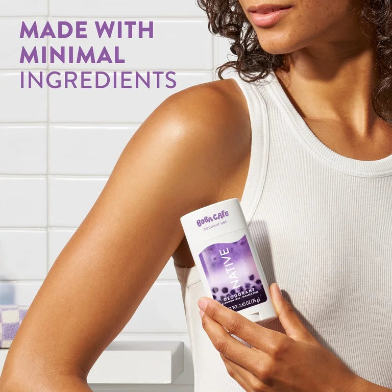 Native Deodorant, Aluminum Free, Limited Edition Coconut Ube, for Women and Men, 2.65 oz