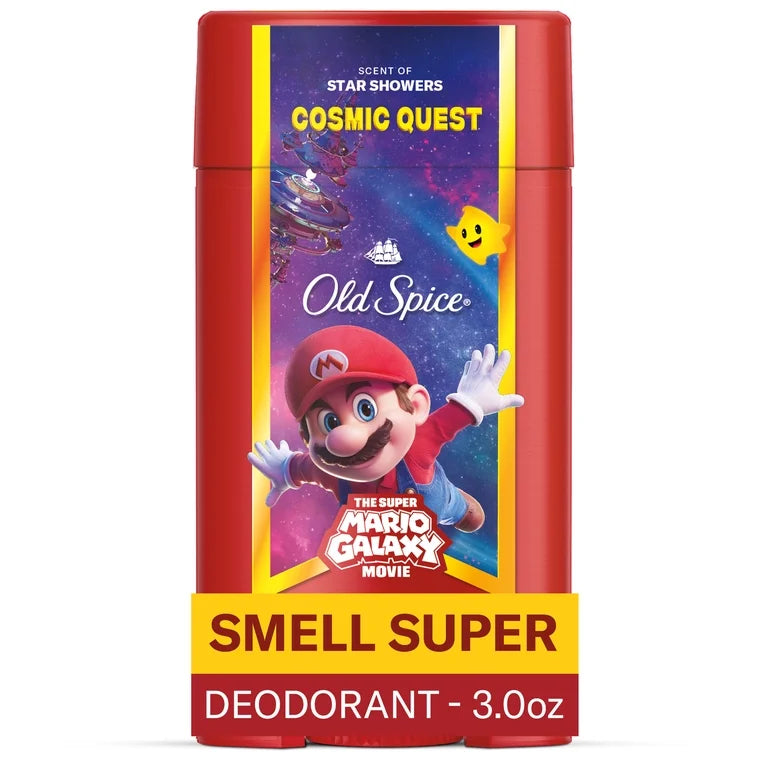 Old Spice Men's Deodorant, Cosmic Quest, Old Spice x The Super Mario Galaxy Movie, 3.0 oz