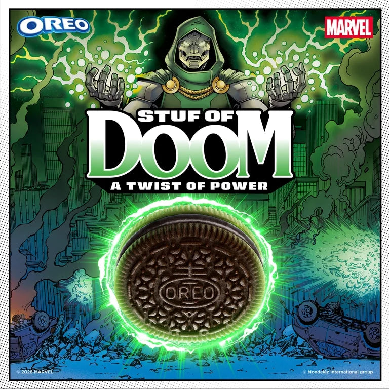 MARVEL OREO Stuf of Doom Chocolate Sandwich Cookies, Special Edition, 10.68 oz