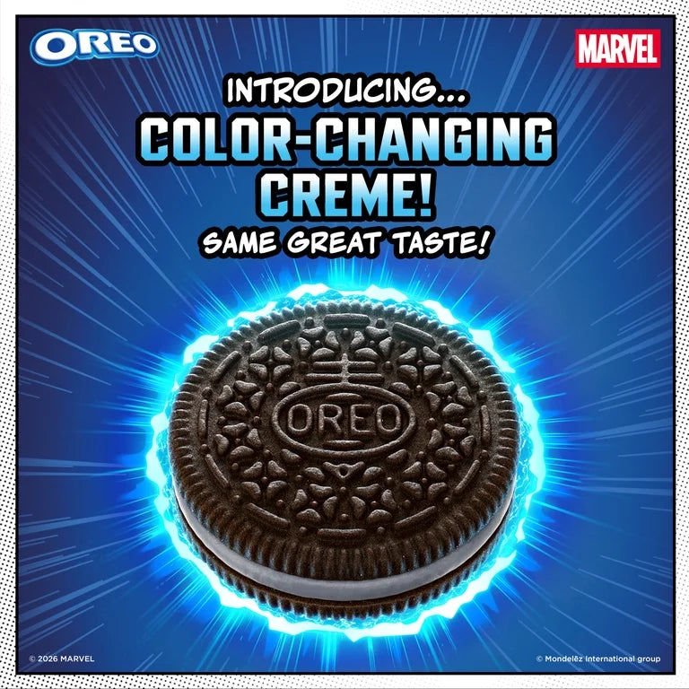 MARVEL OREO Stuf of Legends Chocolate Sandwich Cookies, Special Edition, 10.68 oz
