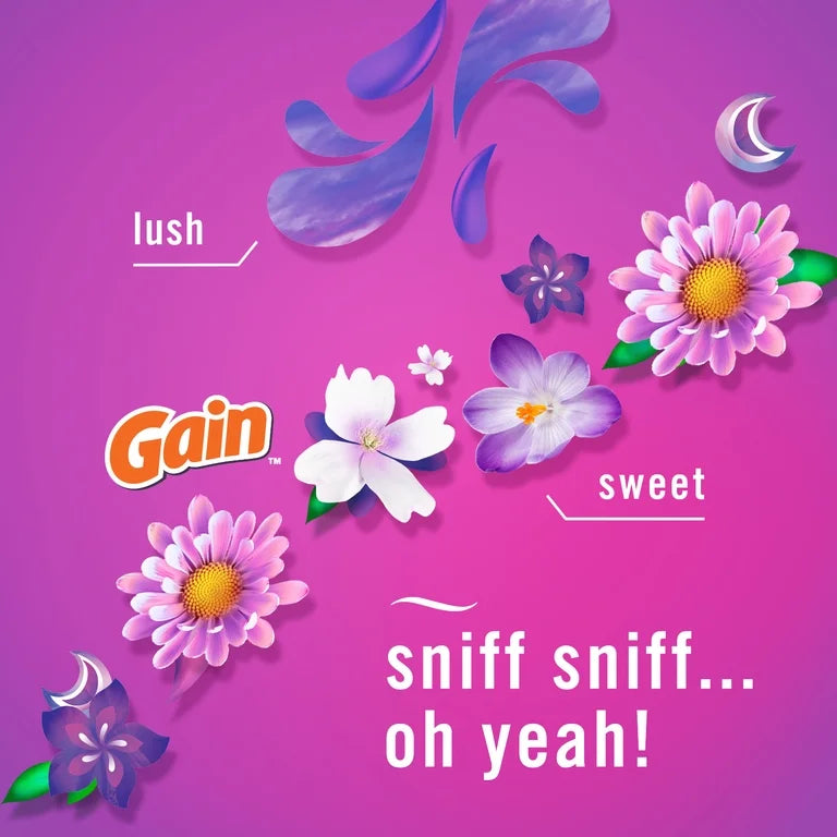 Febreze Plug In Air Freshener, Odor-Fighting Scented Oil Refill, Gain Moonlight Breeze, 3 Refills