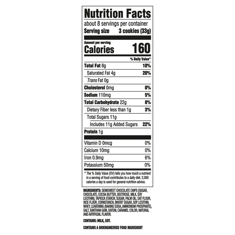 CHIPS AHOY! Original Crunchy Gluten Free Chocolate Chip Cookies, 9.31 oz