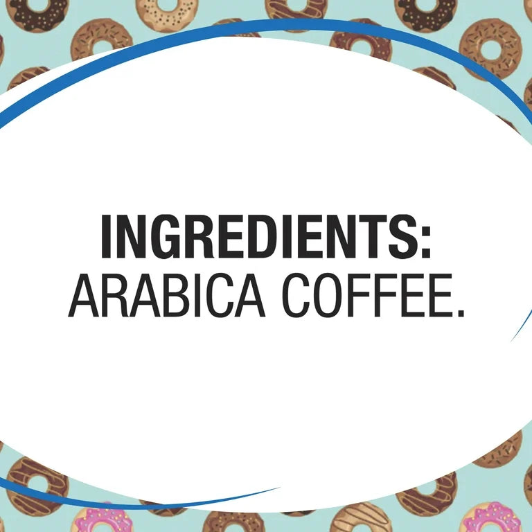 Great Value Donut Shop 100% Arabica Medium Roast Ground Coffee Pods, 48 Count