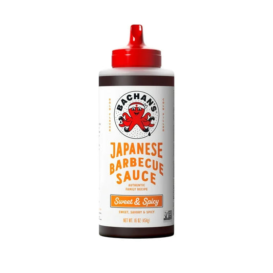 Bachan's Sweet & Spicy Japanese BBQ Sauce, 16oz Bottle - Bold, Fresh, Umami Flavor